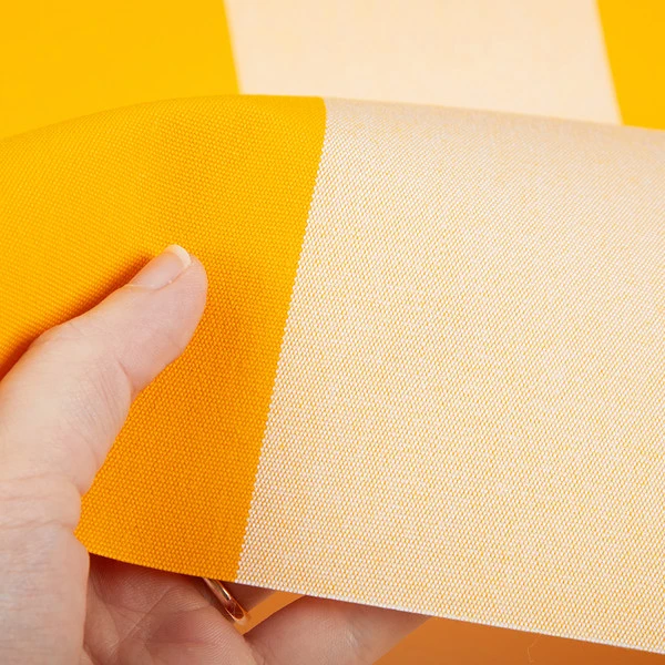 Sunbrella® Awning Stripe 5702-0000 Beaufort Yellow/White 6 Bar 46" Fabric 6 Sunbrella® Awning Stripe 5702-0000 Beaufort Yellow/White 6 Bar 46" Fabric - Image 4