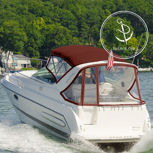 Sunbrella® Marine Grade 6006-0000 Dubonnet Tweed 60" Fabric 8 Sunbrella® Marine Grade 6006-0000 Dubonnet Tweed 60" Fabric - Image 6