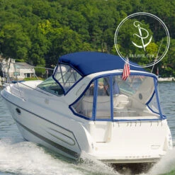 Sunbrella® Marine Grade 6052-0000 Mediterranean Blue 60" Fabric -Cloth Store Sunbrella 6052 0000 Mediterranean Blue 60 75