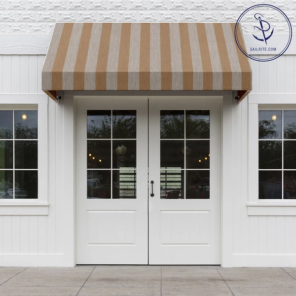 Sunbrella® Awning Stripe 4747-0000 Beaufort Graphite 46" Fabric 7 Sunbrella® Awning Stripe 4747-0000 Beaufort Graphite 46" Fabric - Image 5