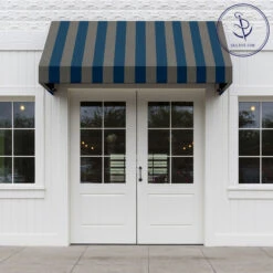 Sunbrella® Awning Stripe 4771-0000 Beaufort Peacock 46" Fabric 11 Sunbrella® Awning Stripe 4771-0000 Beaufort Peacock 46" Fabric -Cloth Store Sunbrella Awning Stripe 4771 0000 Beaufort Peacock 46 Fabric 707