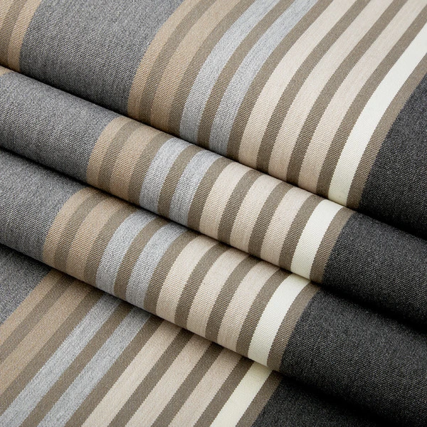 Sunbrella® Awning Stripe 4836-0000 Tillman Shale 46" Fabric 4 Sunbrella® Awning Stripe 4836-0000 Tillman Shale 46" Fabric - Image 2