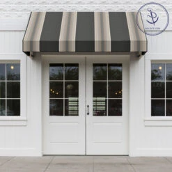 Sunbrella® Awning Stripe 4836-0000 Tillman Shale 46" Fabric 11 Sunbrella® Awning Stripe 4836-0000 Tillman Shale 46" Fabric -Cloth Store Sunbrella Awning Stripe 4836 0000 Tillman Shale 46 Fabric 72