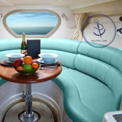 Ultraleather® Original Cyan 54" Fabric -Cloth Store Ultraleather Fabric 54 Cyan 76