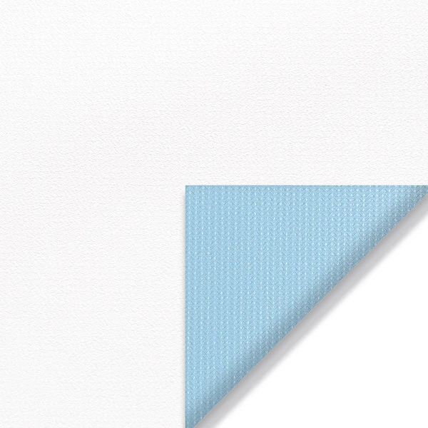 Weblon Regatta® White Top Mist Blue Lining 62" Vinyl Fabric 3 Weblon Regatta® White Top Mist Blue Lining 62" Vinyl Fabric